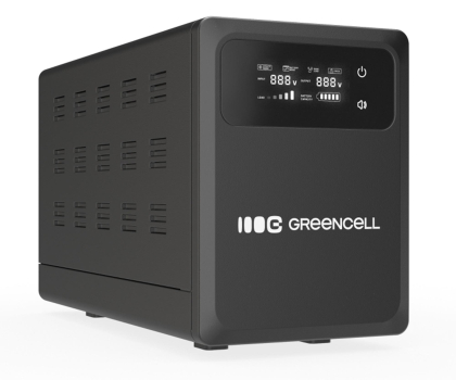 UPS (zasilacz awaryjny) Green Cell AVR UPS 1500VA 1000W PowerCore 12 VDC z LCD